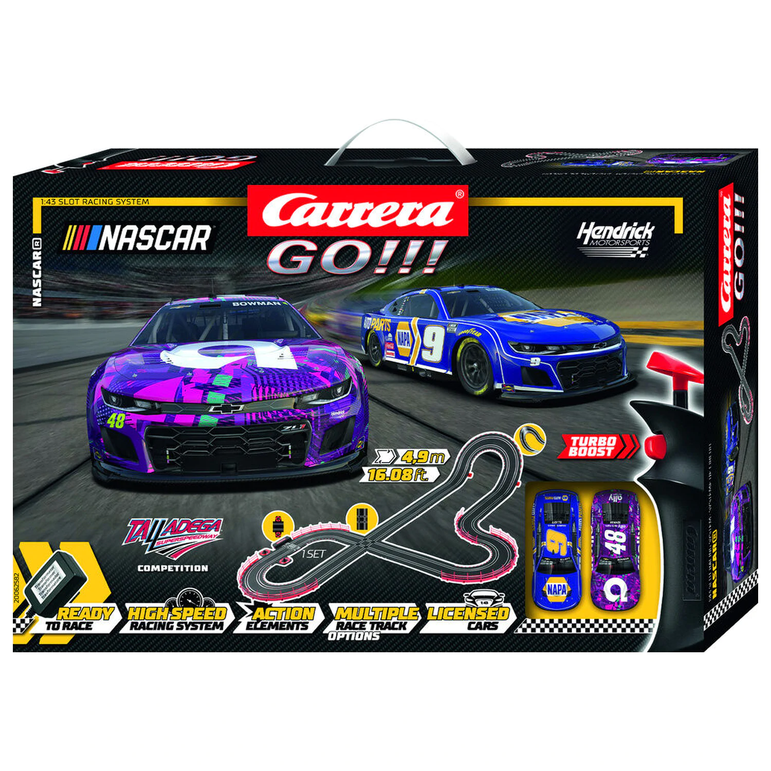 Carrera GO!!! tor wyścigowy Nascar zdjęcie produktu