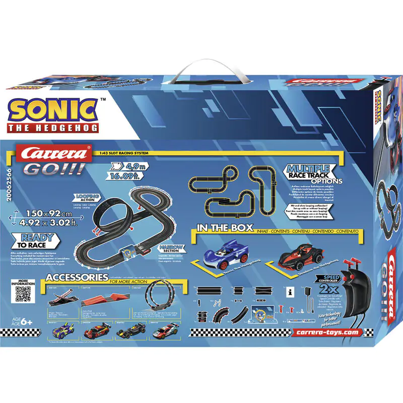 Carrera GO!!! Tor wyścigowy Sonic the Hedgehog Sonic + Shadow zdjęcie produktu