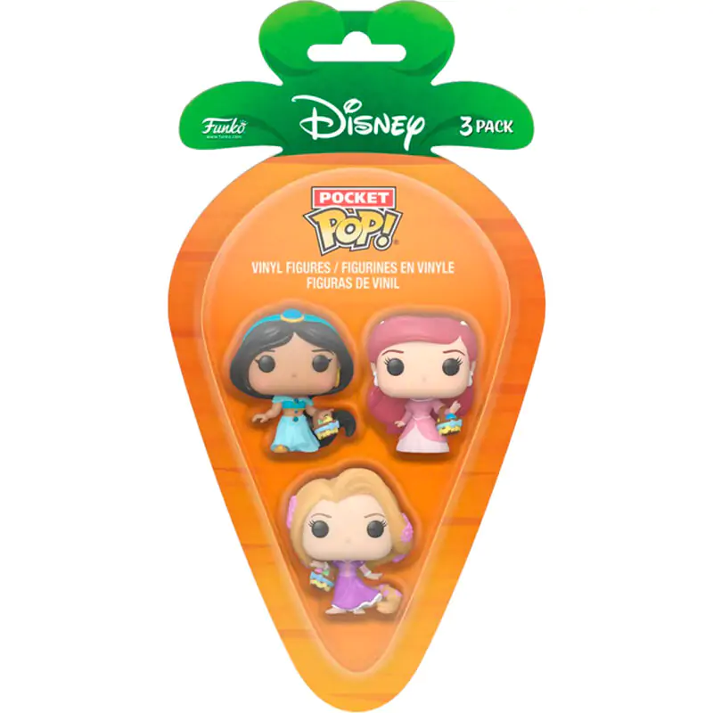 Marchewka Pocket POP blister 3 figurki Disney Princess Roszpunka Ariel Jasmin zdjęcie produktu