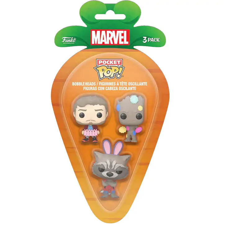 Carrot Pocket POP blister 3 figurki Marvel Guardians of the Galaxy zdjęcie produktu