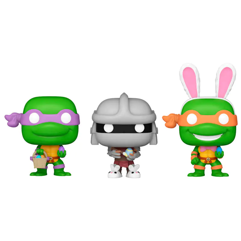 Carrot Pocket POP blister 3 figurki Ninja Turtles Donatello Shredder Michelangelo zdjęcie produktu