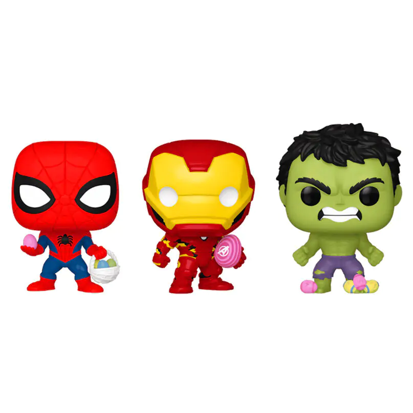 Carrot Pocket POP blister 3 figurki Marvel Spiderman Hulk Iron Man zdjęcie produktu