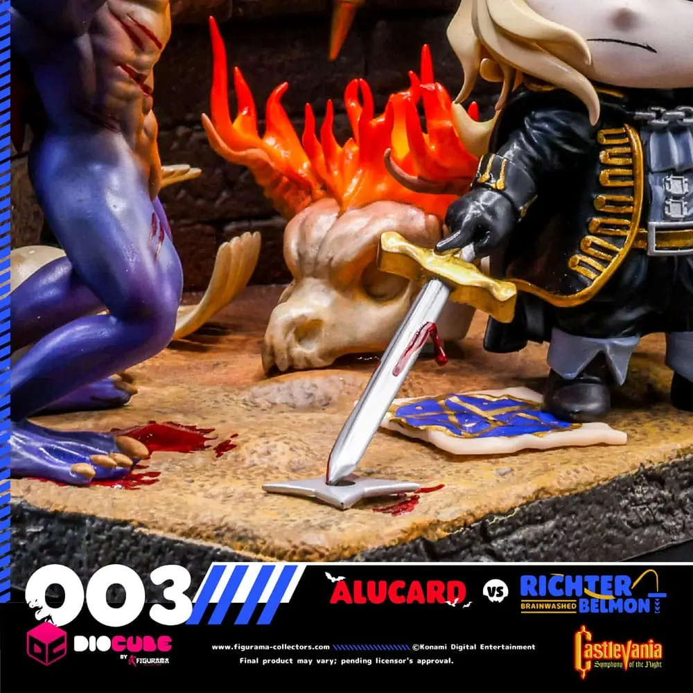 Castlevania DioCube PVC Diorama Alucard Vs Richter Belmont 15 cm zdjęcie produktu