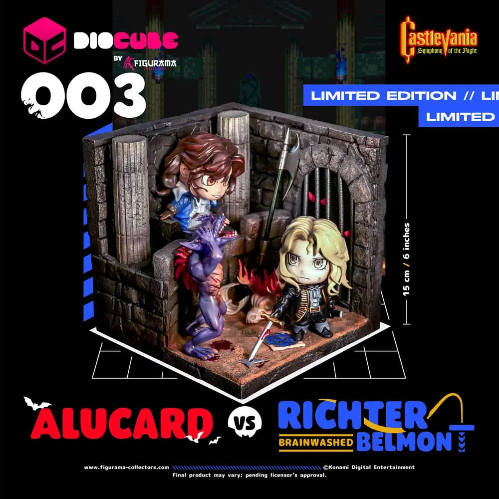 Castlevania DioCube PVC Diorama Alucard Vs Richter Belmont 15 cm zdjęcie produktu