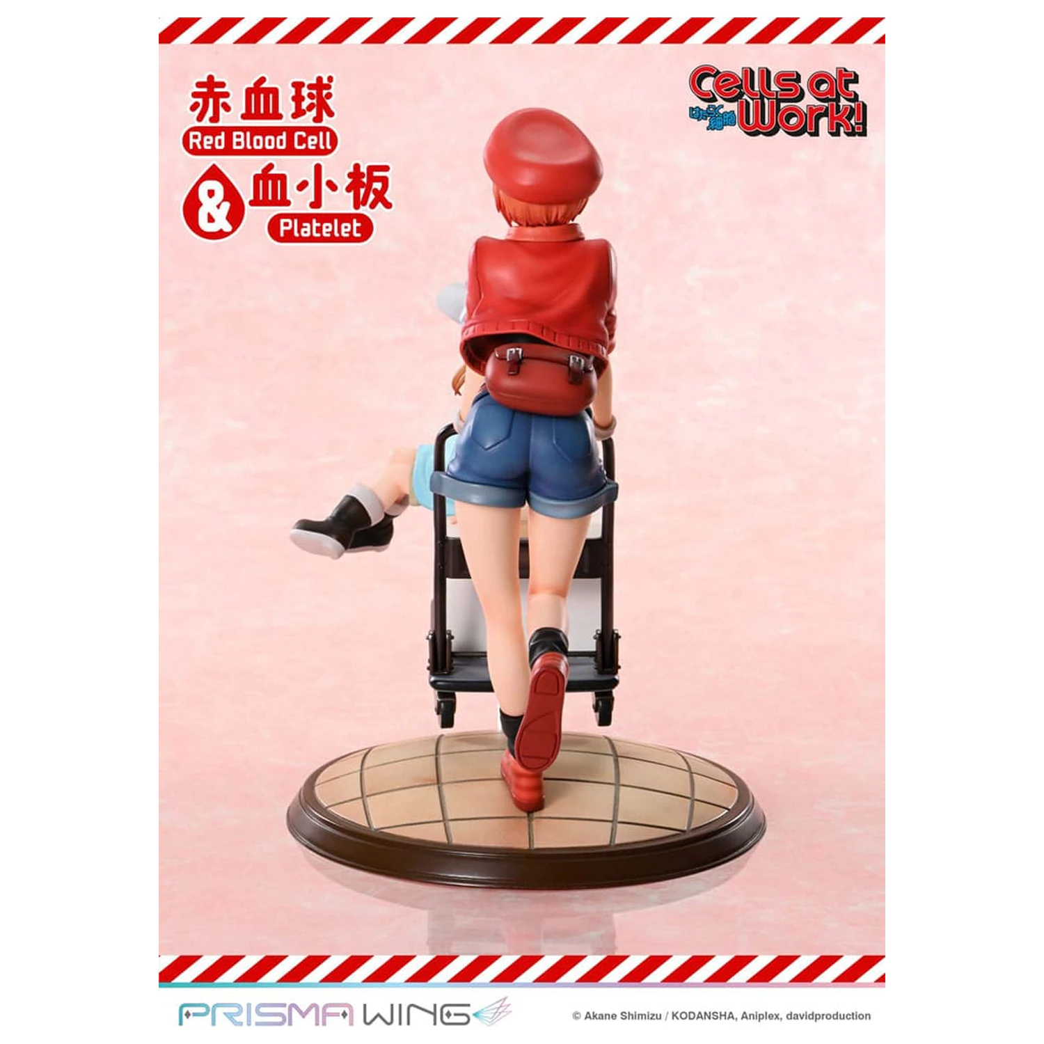 Cells at Work Prisma Wing Statuetka z PVC Red Blood Cell & Platelet 26 cm zdjęcie produktu