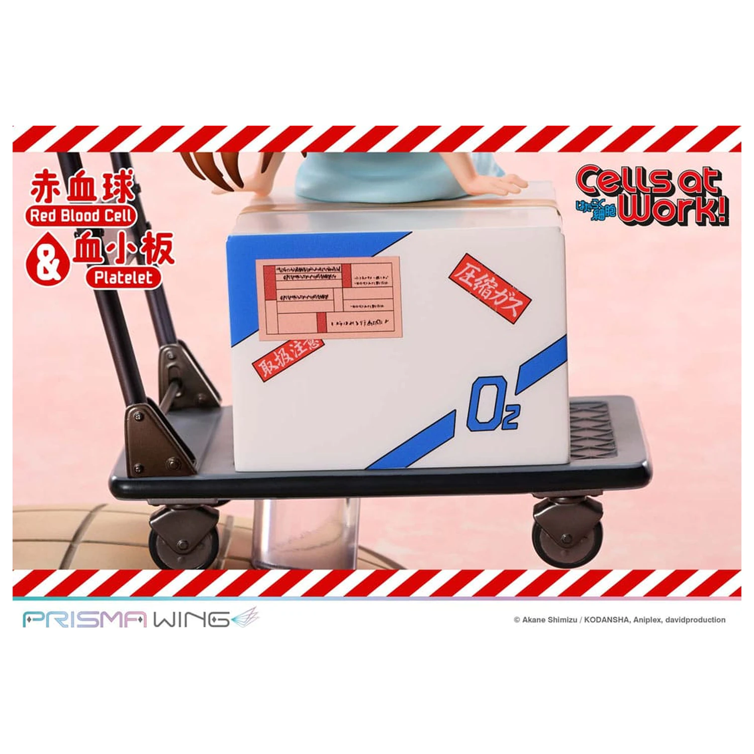 Cells at Work Prisma Wing Statuetka z PVC Red Blood Cell & Platelet 26 cm zdjęcie produktu