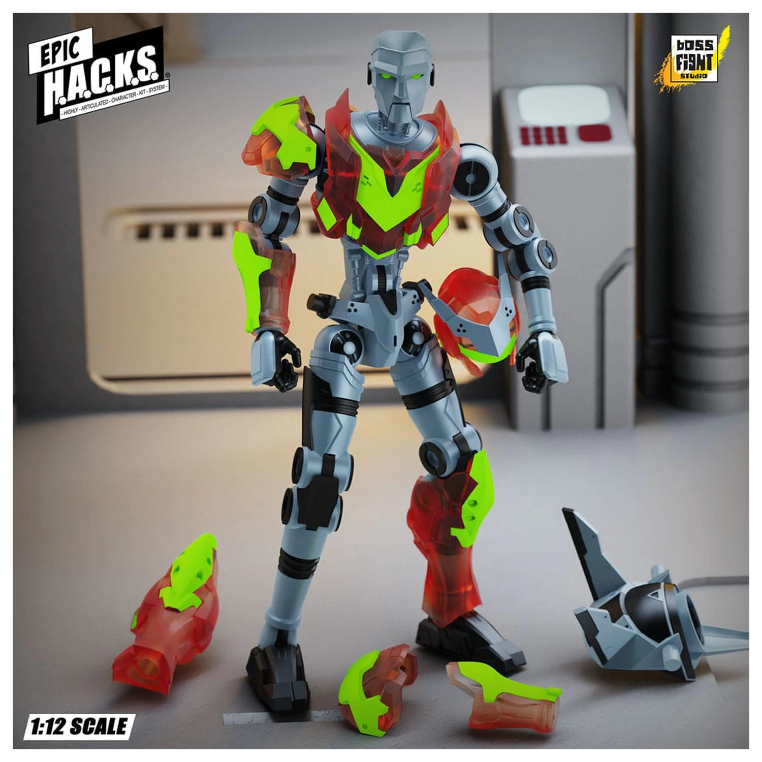 CGT Corp Epic H.A.C.K.S. figurka akcji 1/12 Wave 1 CGT Combat Drone: Agile Battle Robot 18 cm zdjęcie produktu
