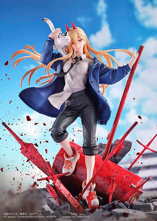 Chainsaw Man Statua 1/7 Power & Meowy 28 cm zdjęcie produktu