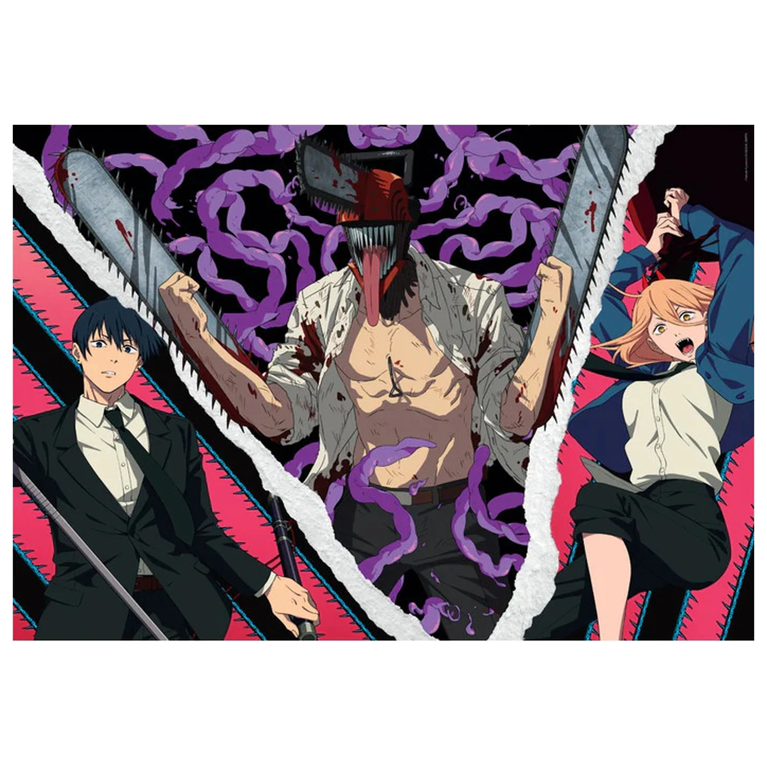 Chainsaw Man Demon Ripper 500-elementowa układanka Cube Puzzle zdjęcie produktu
