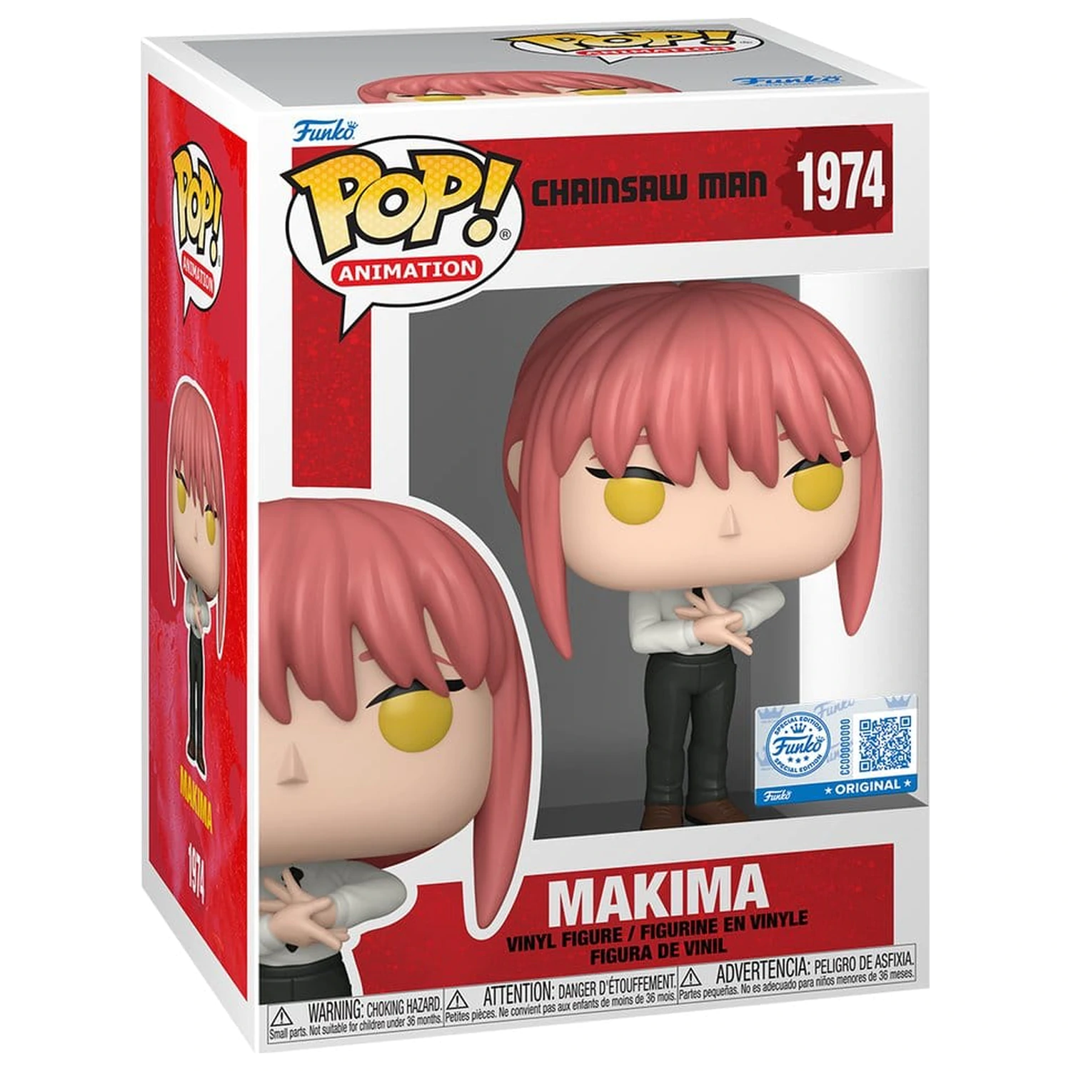 Chainsaw Man Funko POP! Animation Winyl Figurka Makima Exclusive Edition 9 cm zdjęcie produktu