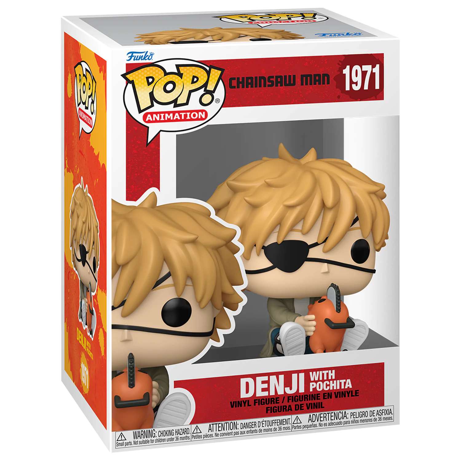 Chainsaw Man Funko POP! Games Figurka winylowa Denji & Pochita 9 cm zdjęcie produktu