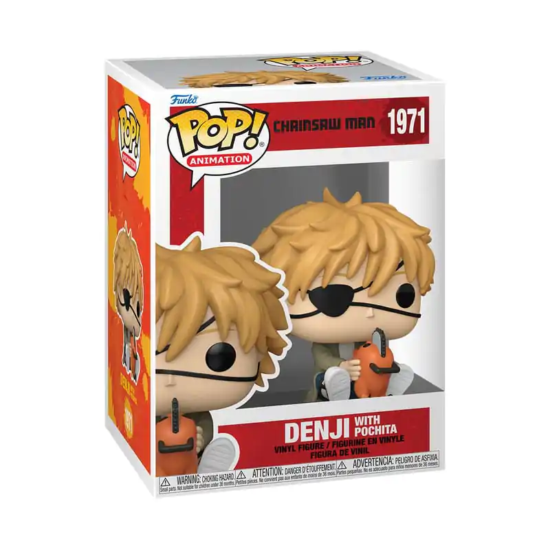 Chainsaw Man Funko POP! Games Figurka winylowa Denji & Pochita 9 cm zdjęcie produktu
