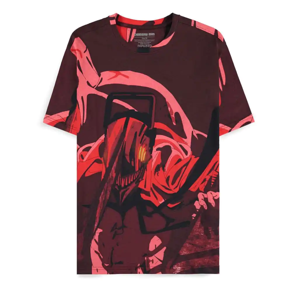 Chainsaw Man T-Shirt Wściekłość Nadruk Całość zdjęcie produktu