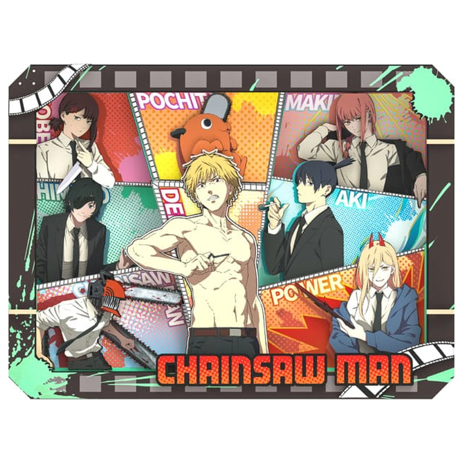 Chainsaw Man Zestaw modeli Drewniana galeria (L) Charaters United zdjęcie produktu