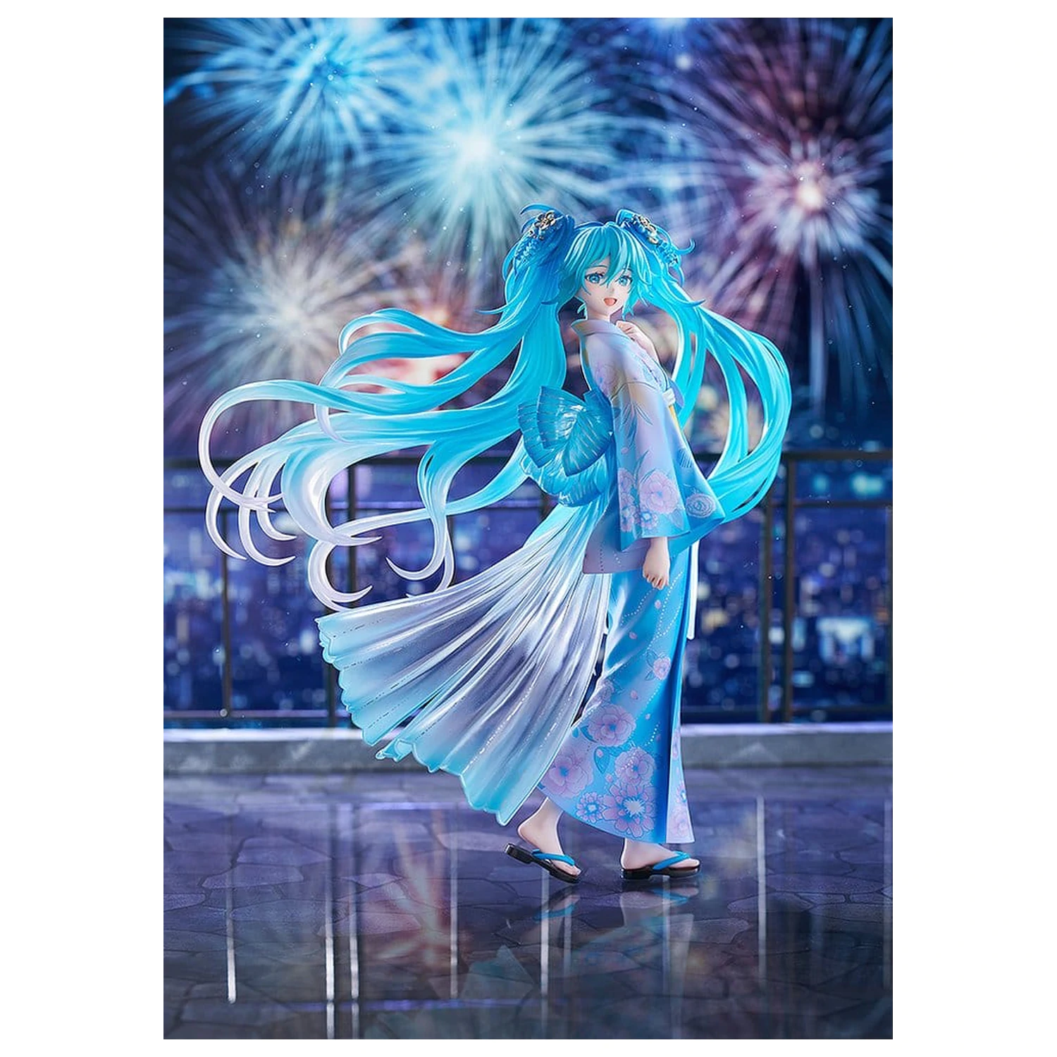 Character Vocal Series 01: Hatsune Miku figurka PVC 1/7 Music & Fire Works Ver. 23 cm zdjęcie produktu