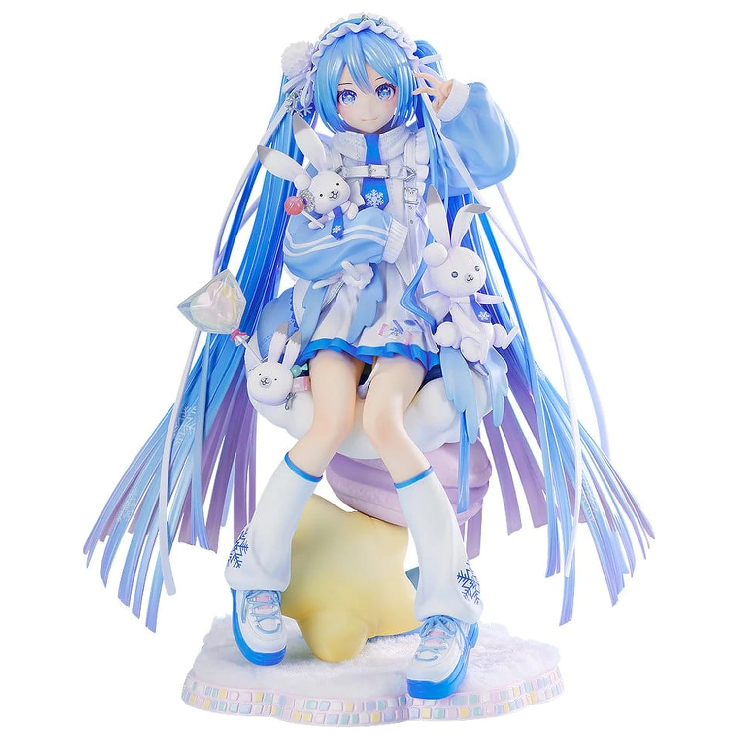Character Vocal Series 01: Hatsune Miku figurka PCV 1/7 Snow Miku: Yukiiro Pop Ver. 24 cm zdjęcie produktu