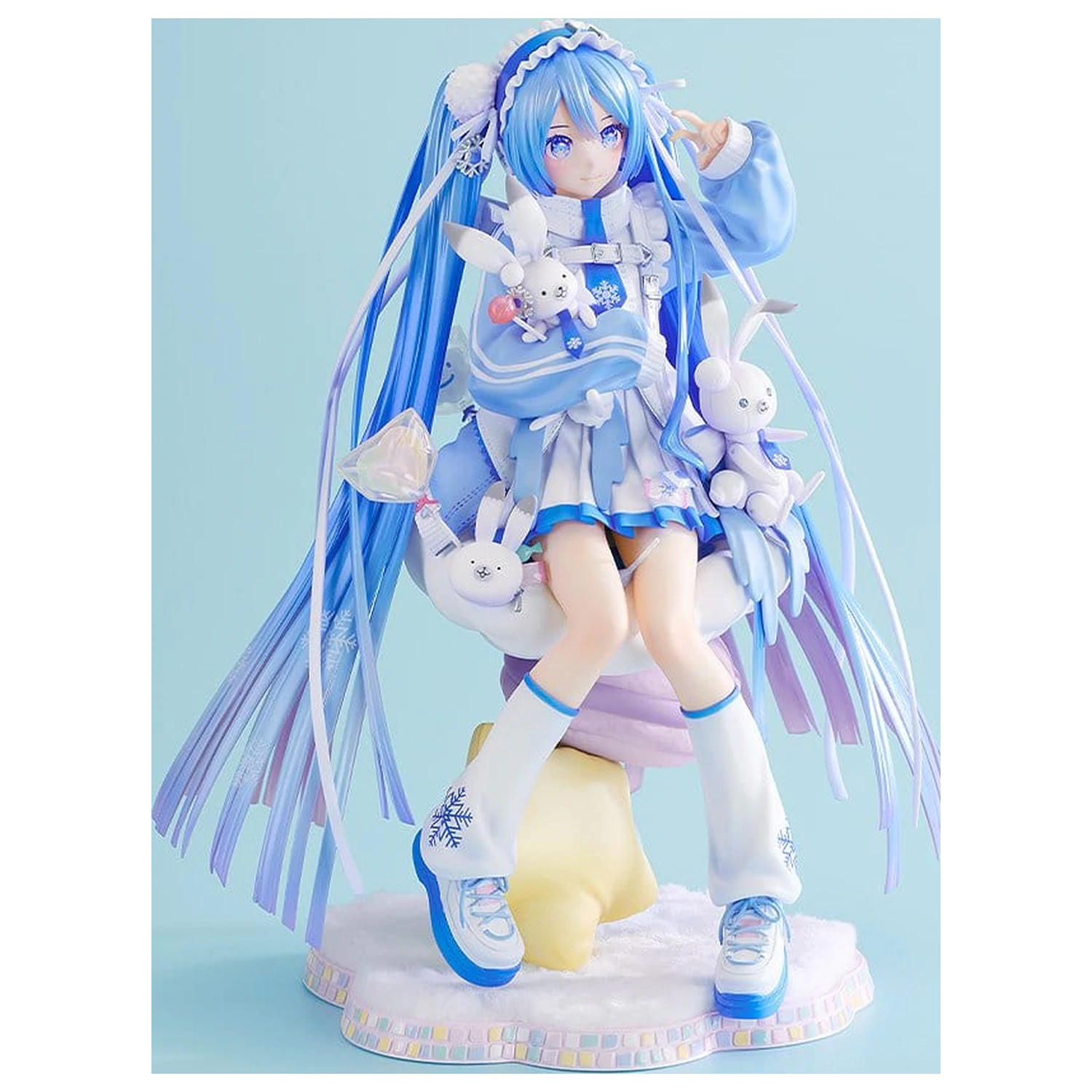 Character Vocal Series 01: Hatsune Miku figurka PCV 1/7 Snow Miku: Yukiiro Pop Ver. 24 cm zdjęcie produktu