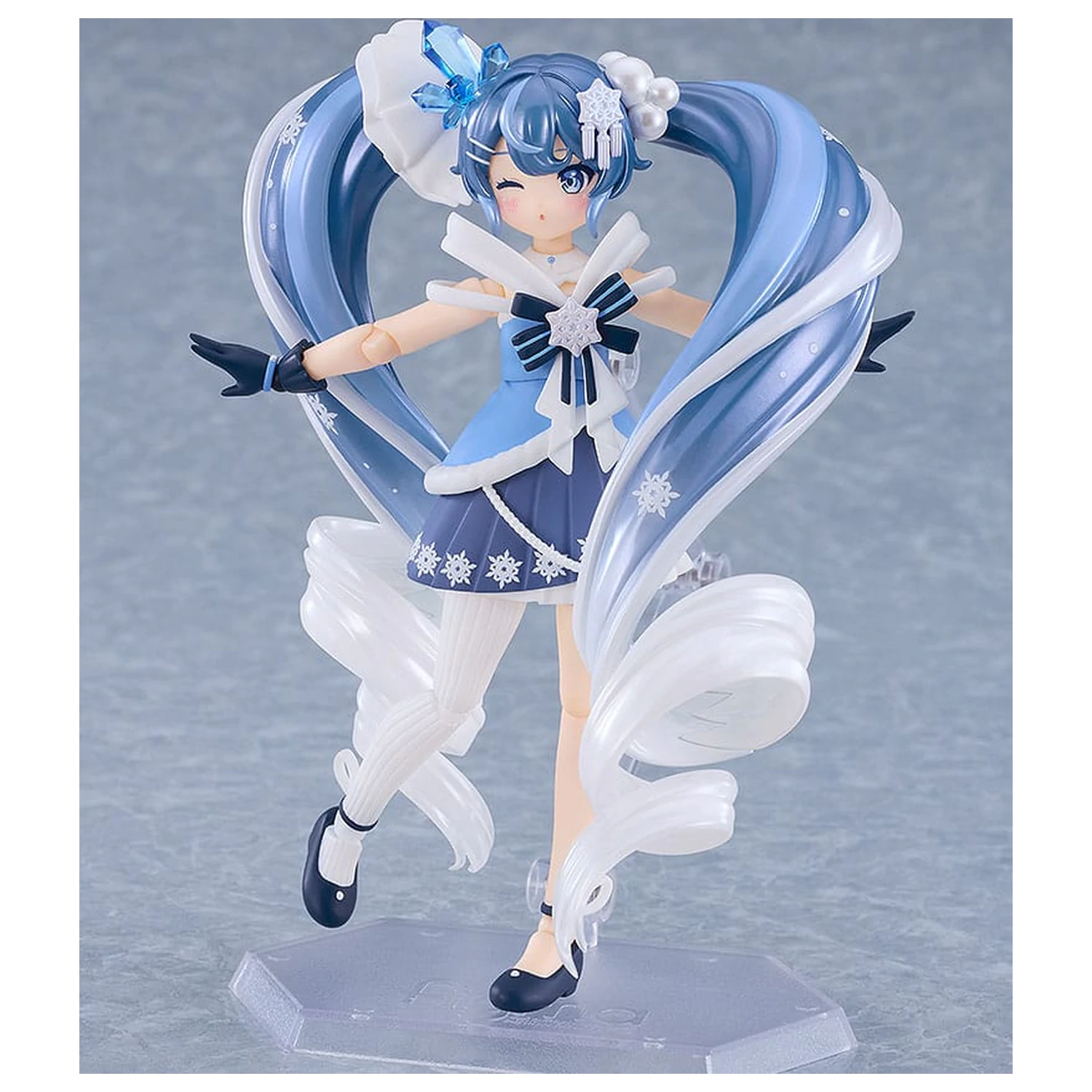 Character Vocal Series 01: Hatsune Miku Figma Figurka akcji Snow Miku: Crystal Snow Ver. 13 cm zdjęcie produktu