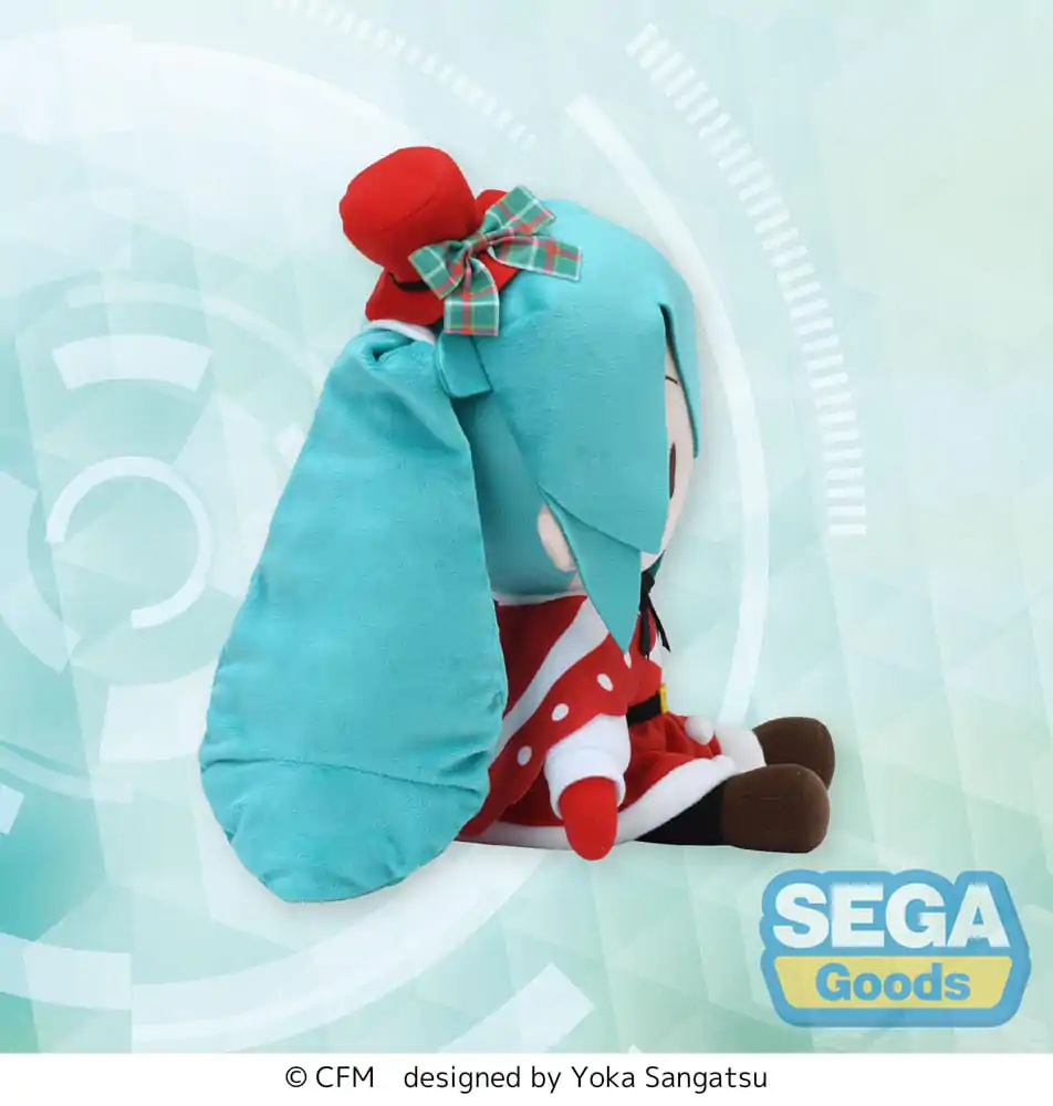 Character Vocal Series 01: Hatsune Miku Fuwa Petit Pluszowa Figurka Hatsune Miku Christmas LL 35 centymetrów zdjęcie produktu