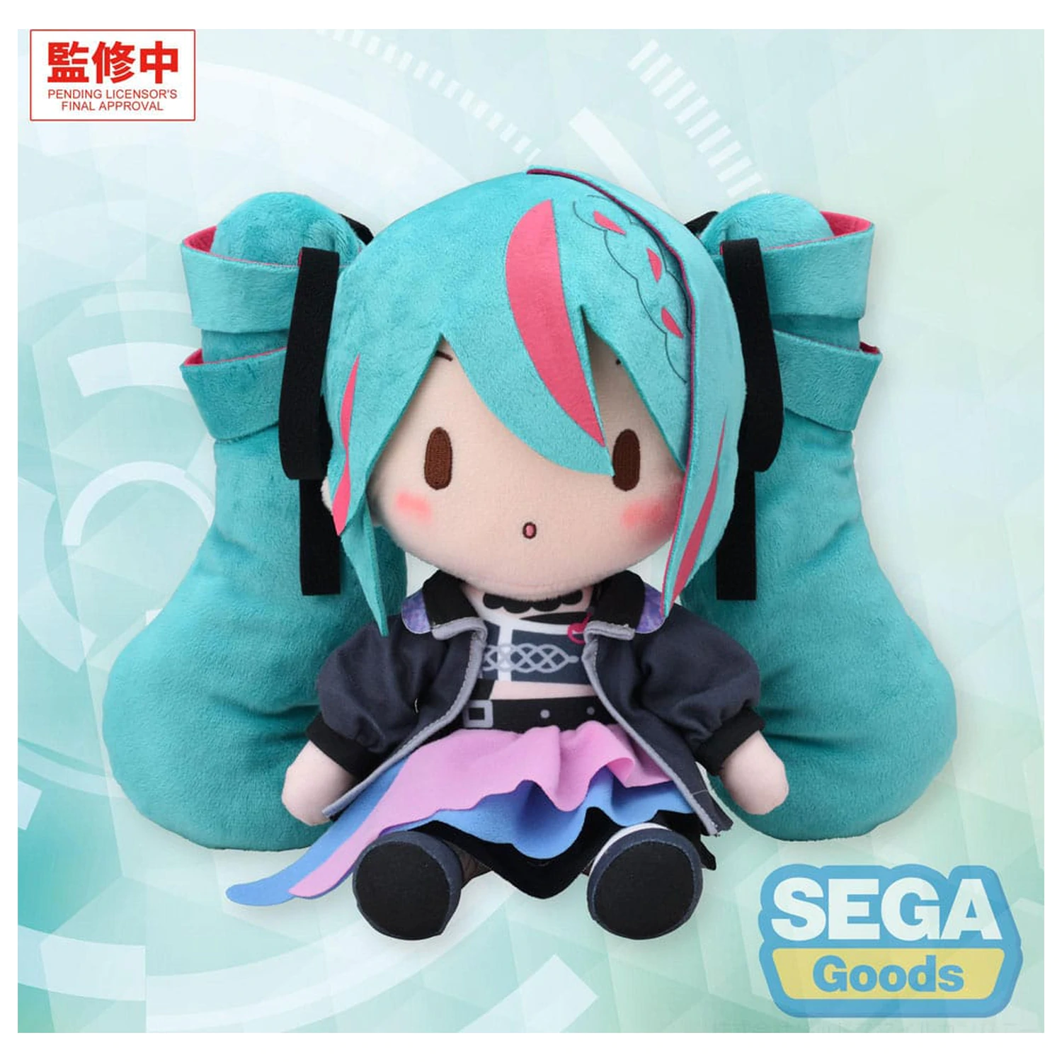 Character Vocal Series 01: Hatsune Miku Fuwa Petit Pluszowa Figurka Hatsune Miku Punk! M 22 cm zdjęcie produktu
