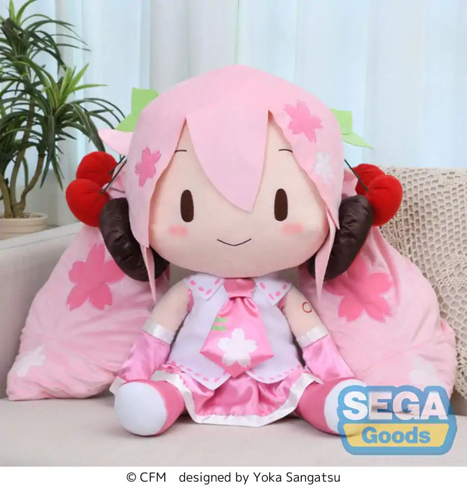 Seria Wokalnych Postaci 01: Hatsune Miku Fuwa Petit Pluszowa Figurka Sakura Miku Dodeka Jumbo 50 cm zdjęcie produktu
