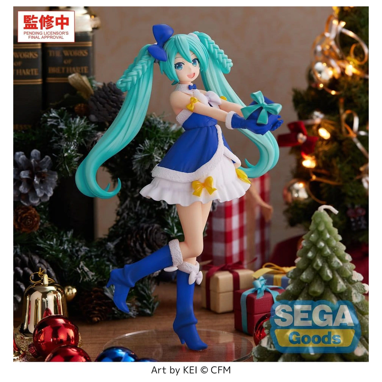 Character Vocal Series 01: Hatsune Miku High Premium Figurka PVC Hatsune Miku Sapphire Christmas Ver. 21 cm zdjęcie produktu