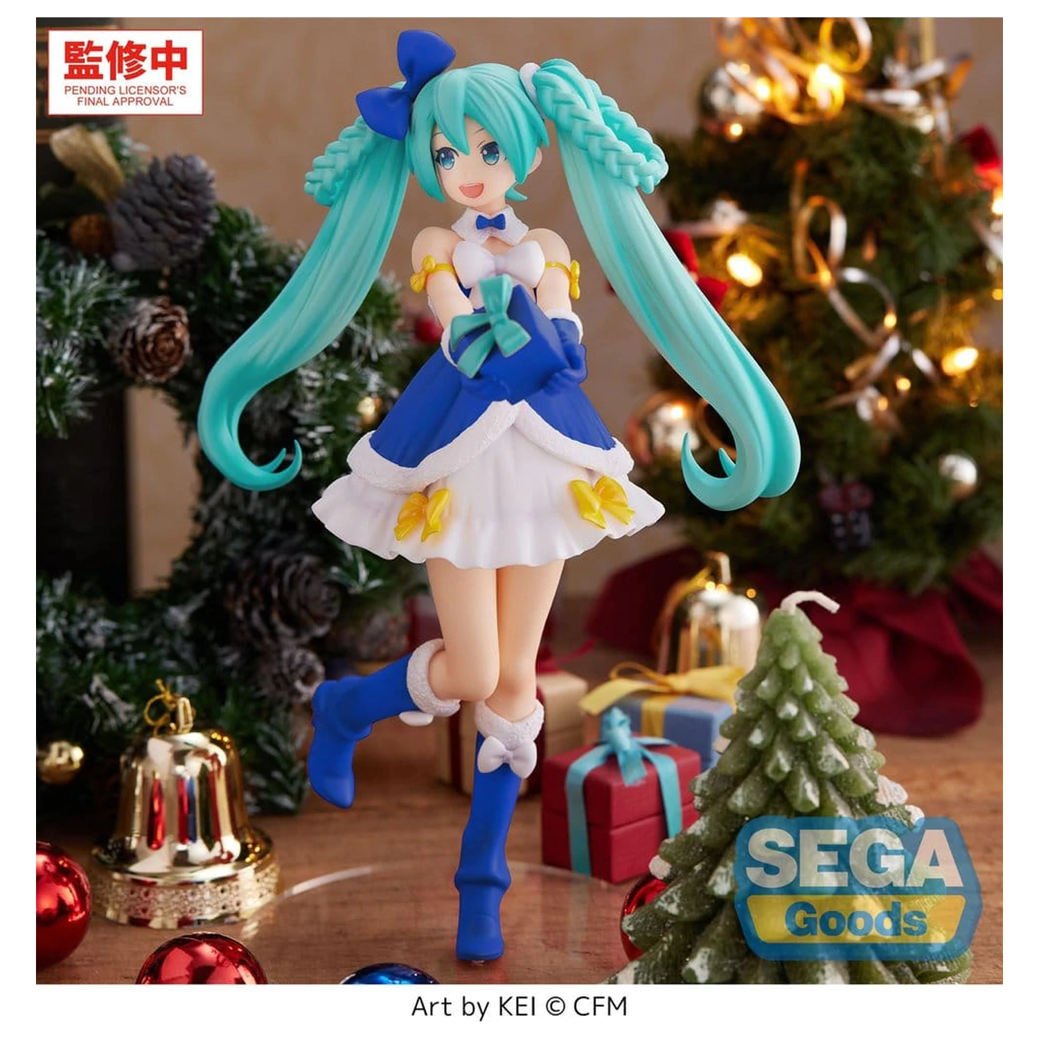 Character Vocal Series 01: Hatsune Miku High Premium Figurka PVC Hatsune Miku Sapphire Christmas Ver. 21 cm zdjęcie produktu