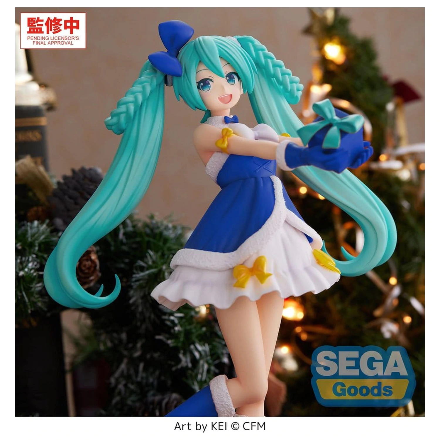 Character Vocal Series 01: Hatsune Miku High Premium Figurka PVC Hatsune Miku Sapphire Christmas Ver. 21 cm zdjęcie produktu