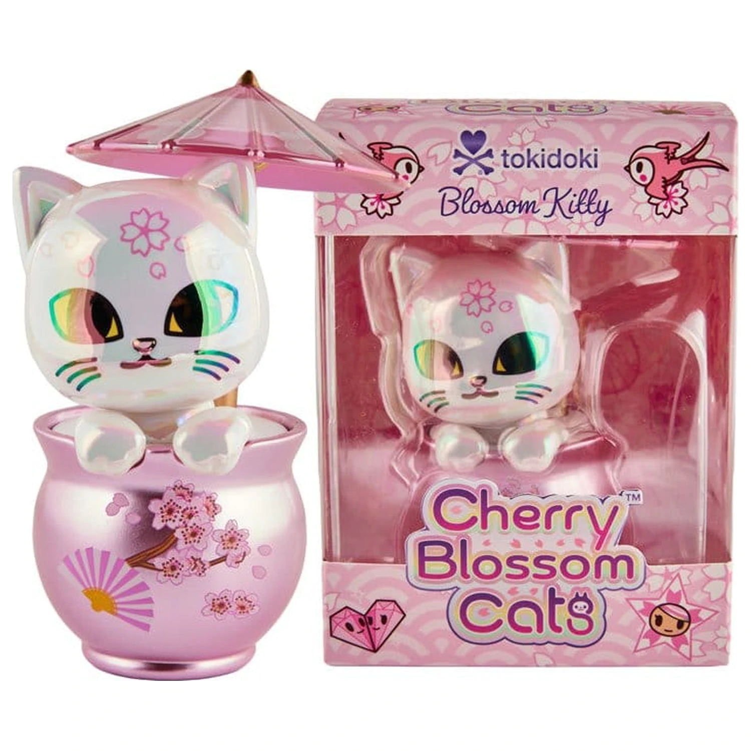 Cherry Blossom Cats Window Box Figurka Kotka Specjalna Edycja zdjęcie produktu