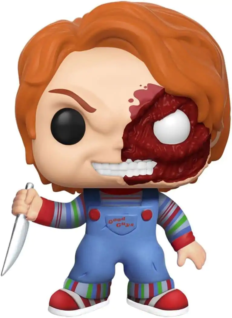 Child´s Play POP! Movies Figurka winylowa (Exc) Chucky Half (BD) 9 cm zdjęcie produktu