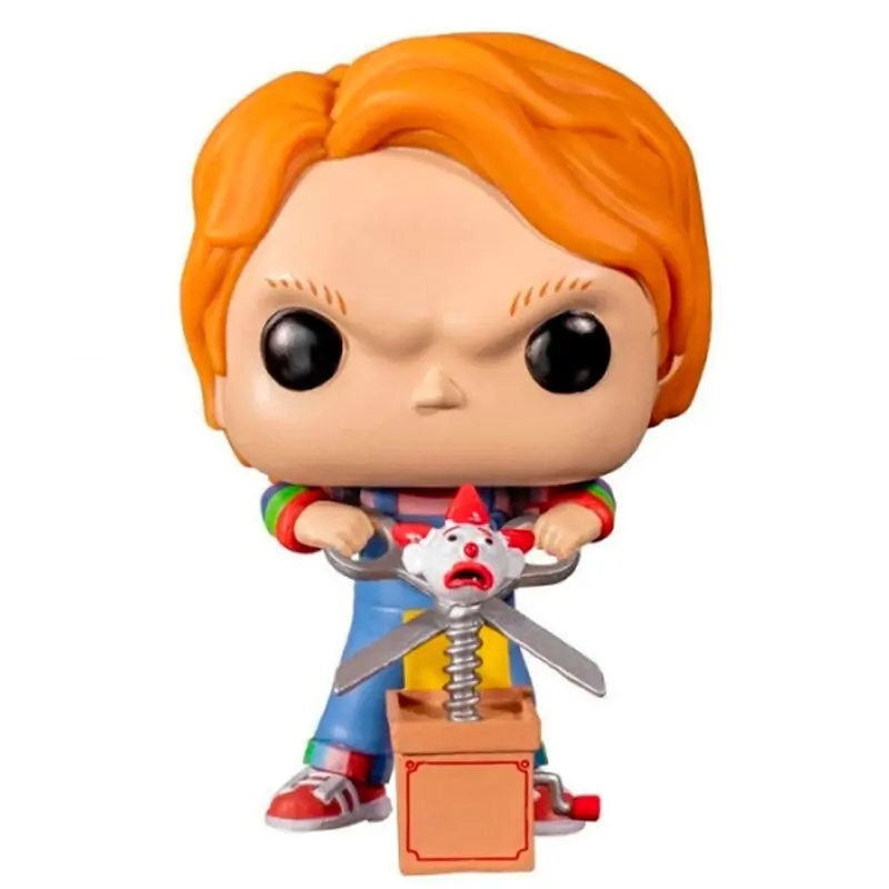 Child´s Play POP! Movies Figurka winylowa Chucky w/Buddy & Giant Scissors 9 cm zdjęcie produktu