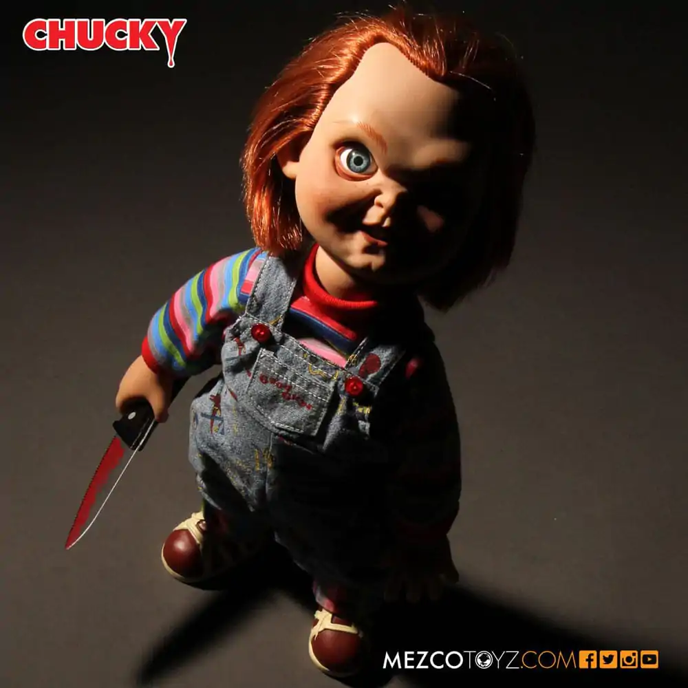 Child's Play Gadający Wysoki Chucky z Uśmiechem 38 cm zdjęcie produktu