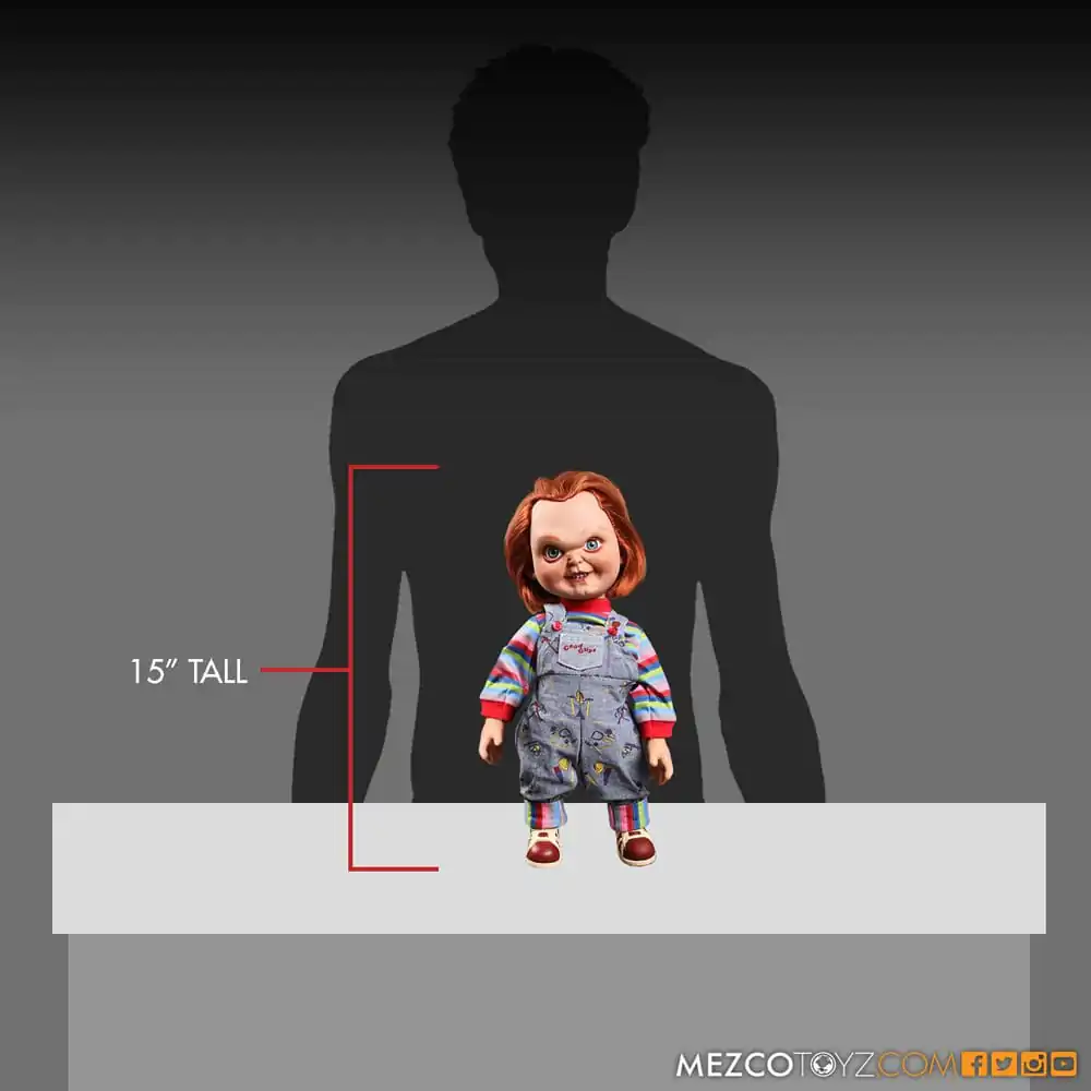 Child's Play Gadający Wysoki Chucky z Uśmiechem 38 cm zdjęcie produktu