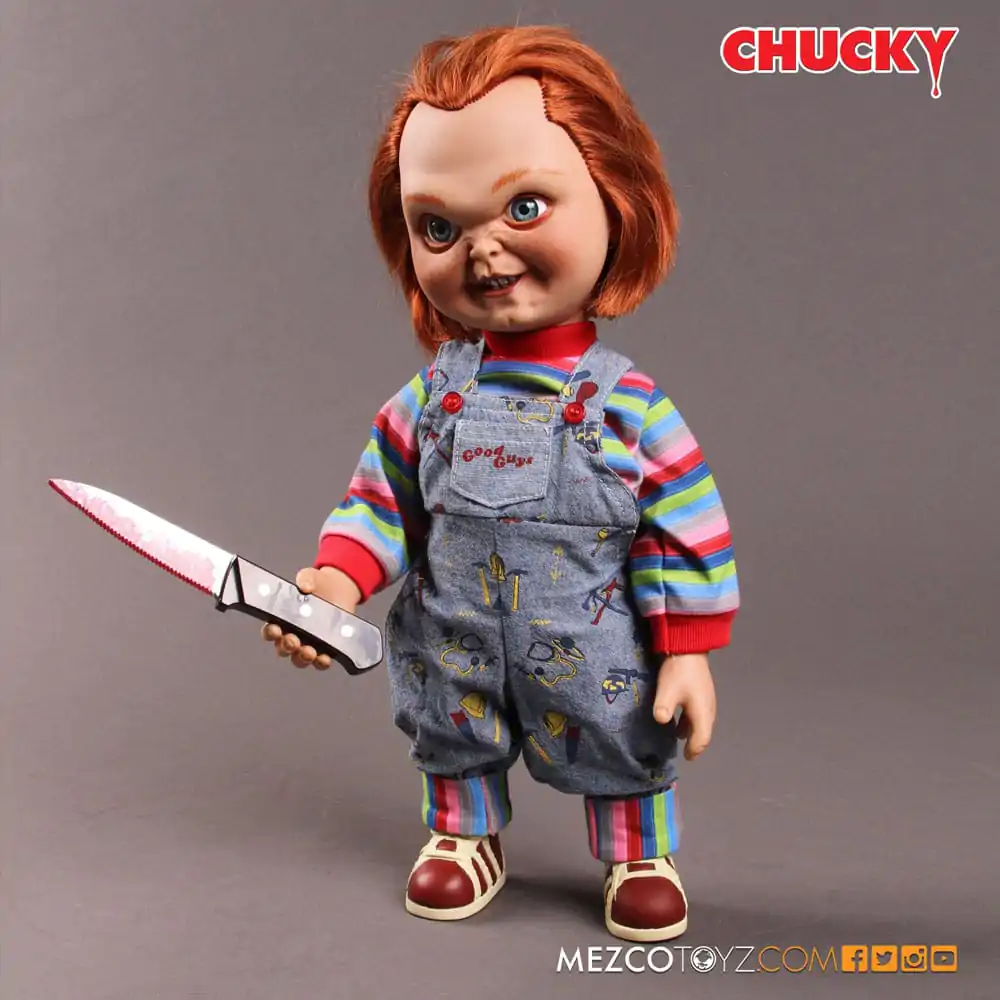 Child's Play Gadający Wysoki Chucky z Uśmiechem 38 cm zdjęcie produktu
