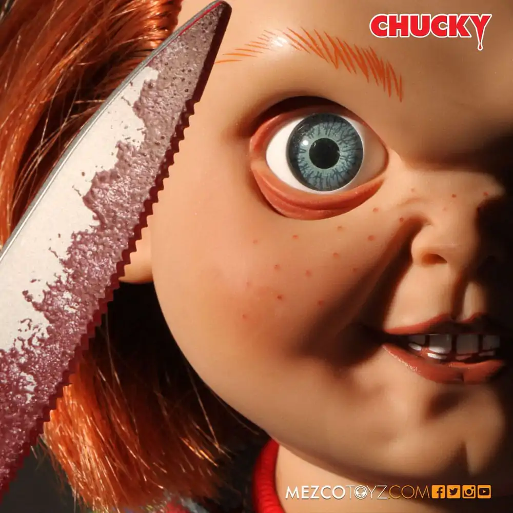 Child's Play Gadający Wysoki Chucky z Uśmiechem 38 cm zdjęcie produktu