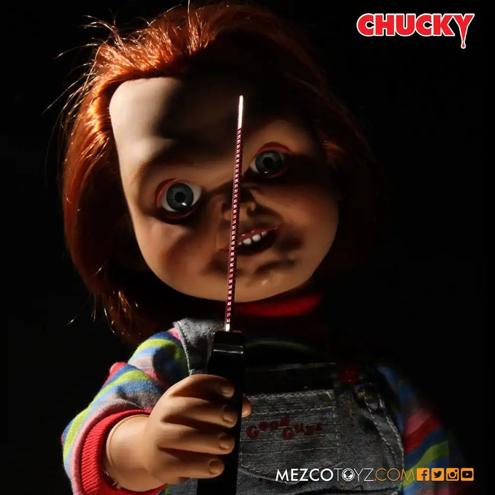Child's Play Gadający Wysoki Chucky z Uśmiechem 38 cm zdjęcie produktu
