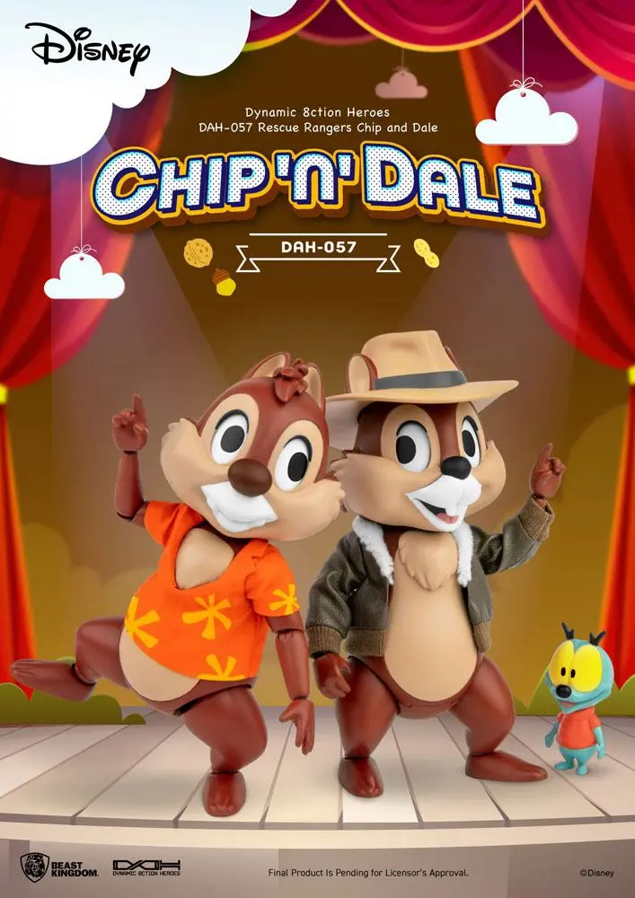 Chip 'n Dale: Rescue Rangers Dynamic 8ction Heroes Figurki Akcji 1/9 Chip i Dale 10 cm zdjęcie produktu