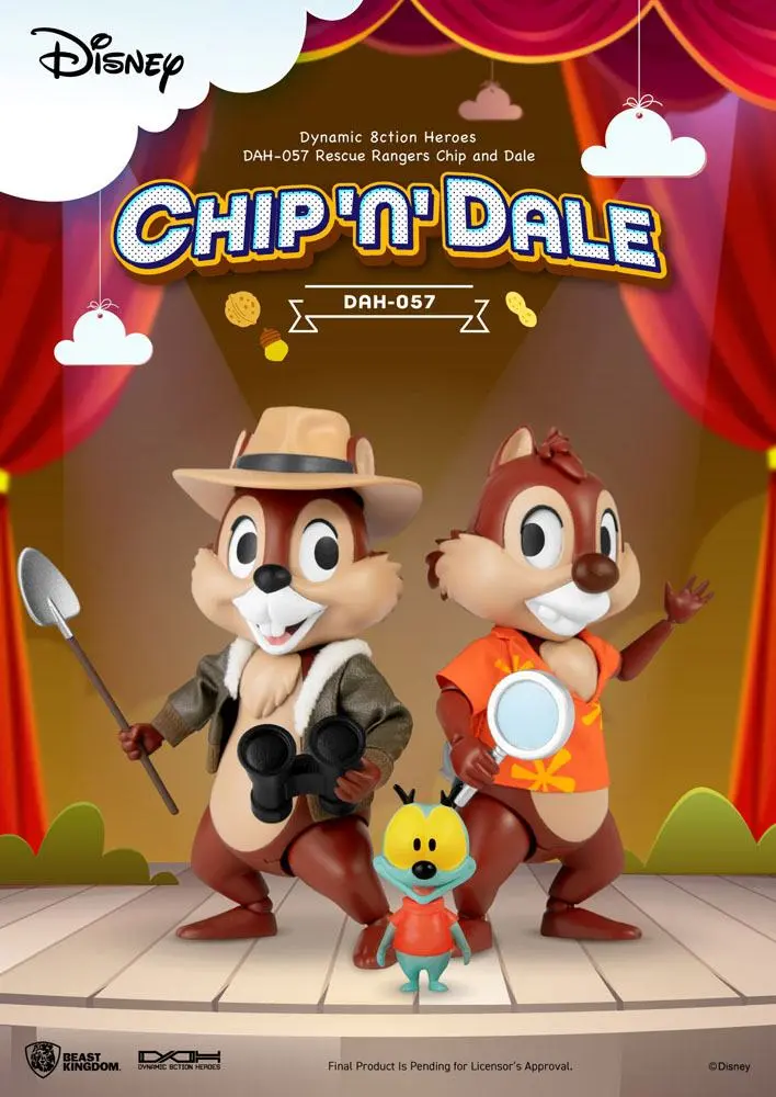 Chip 'n Dale: Rescue Rangers Dynamic 8ction Heroes Figurki Akcji 1/9 Chip i Dale 10 cm zdjęcie produktu