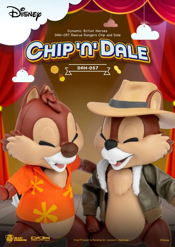 Chip 'n Dale: Rescue Rangers Dynamic 8ction Heroes Figurki Akcji 1/9 Chip i Dale 10 cm zdjęcie produktu