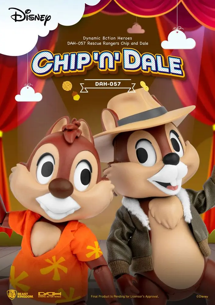 Chip 'n Dale: Rescue Rangers Dynamic 8ction Heroes Figurki Akcji 1/9 Chip i Dale 10 cm zdjęcie produktu