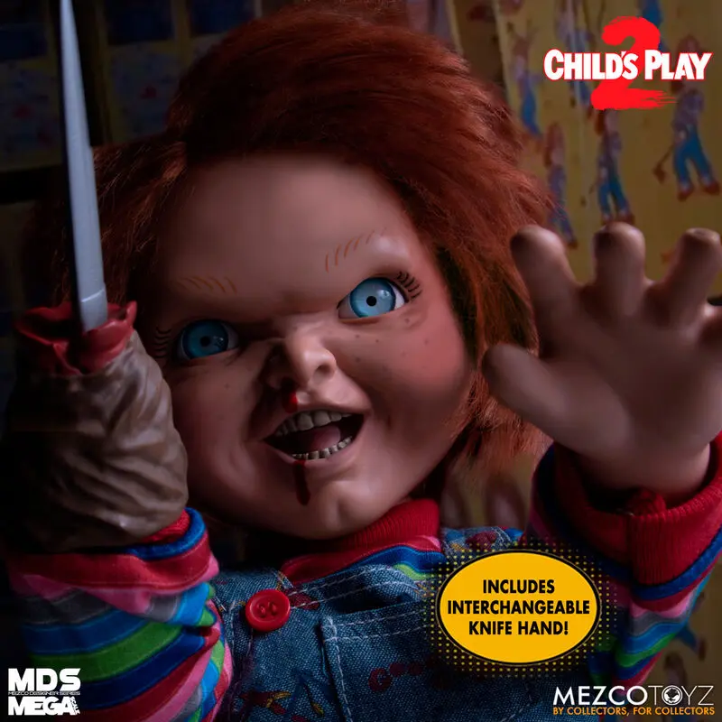 Child´s Play 2 Designer Series Talking Menacing Chucky Gadający Groźny Chucky 38 cm zdjęcie produktu