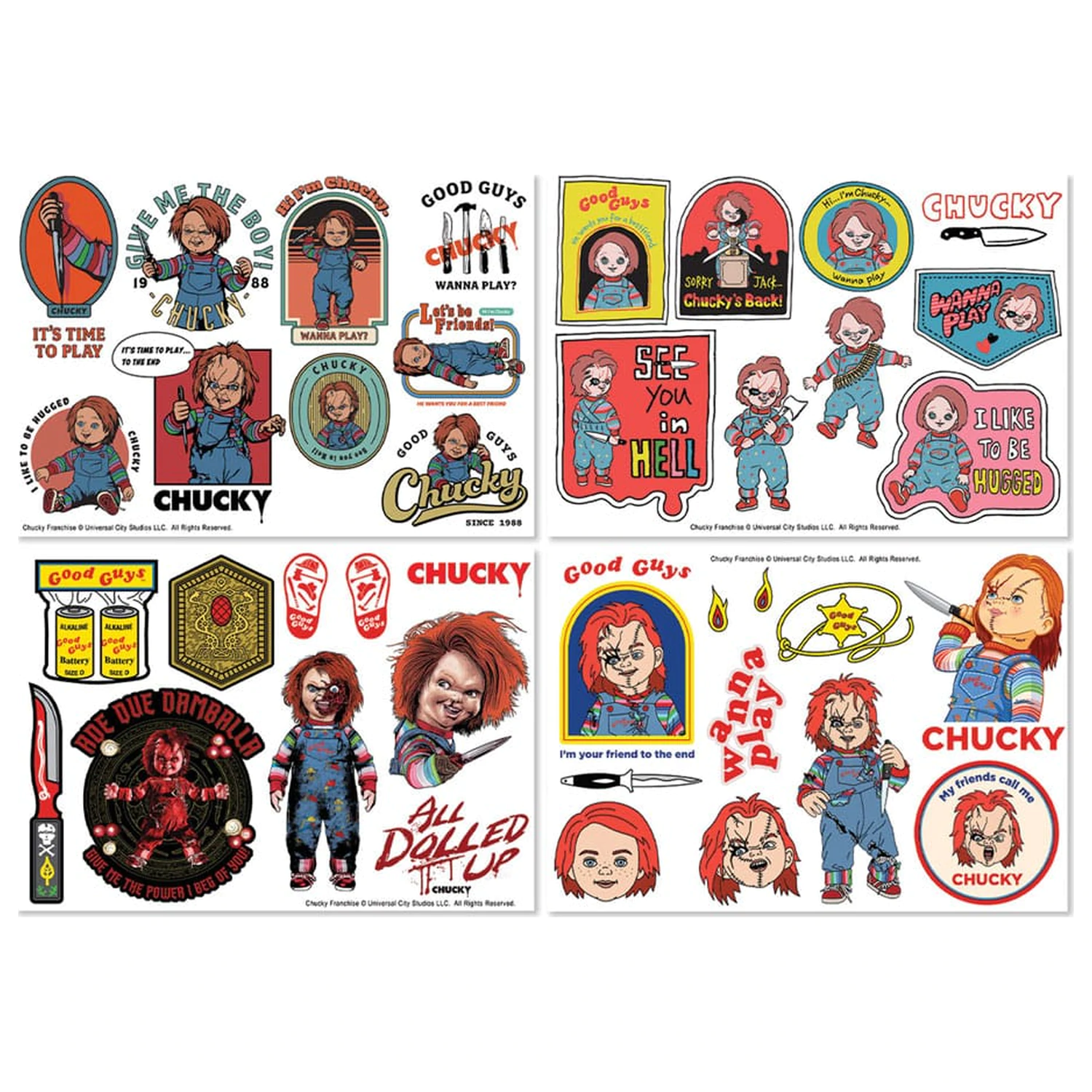 Chucky Tech Sticker Pack zdjęcie produktu