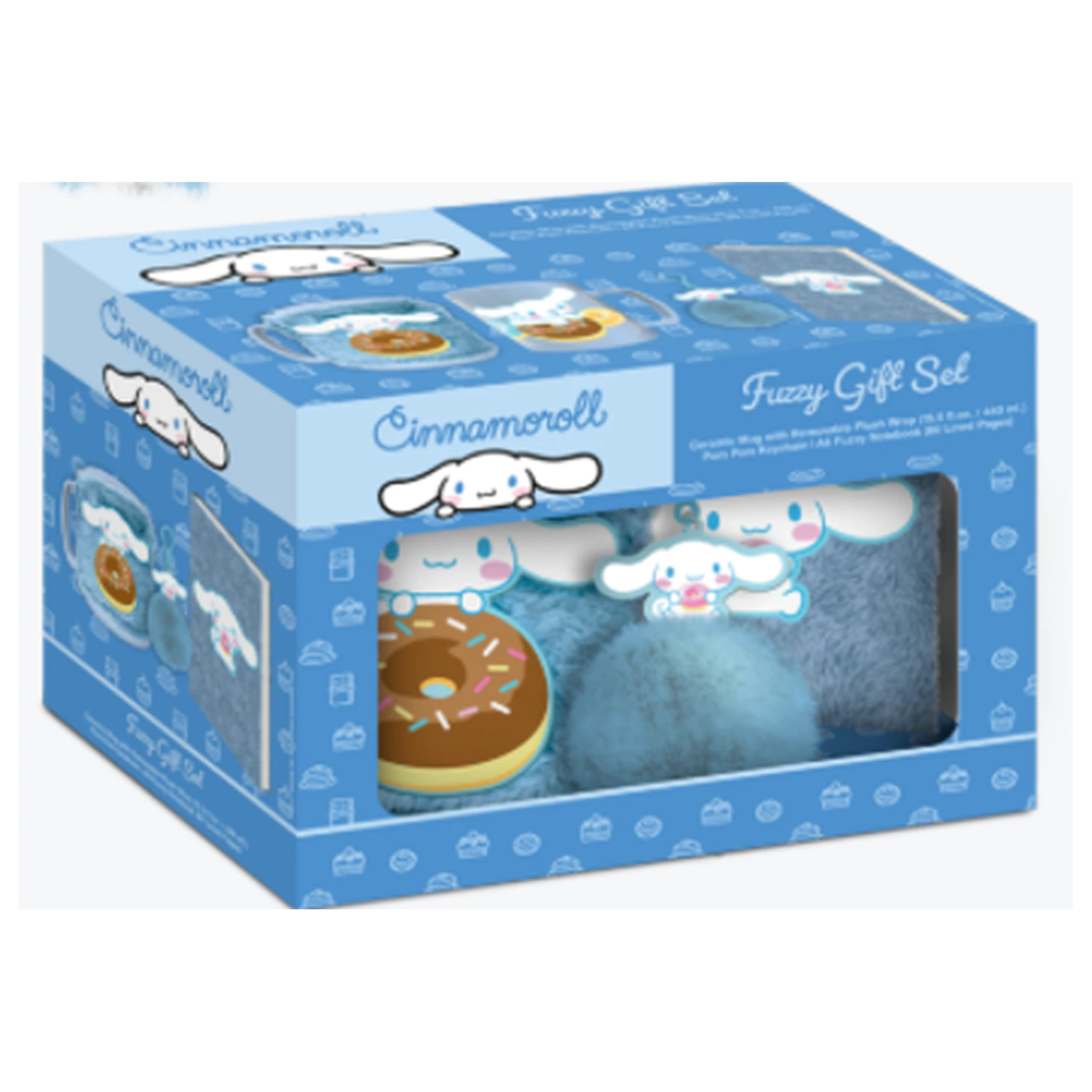 Cinnamoroll Pluszowy zestaw upominkowy Notes + Kubek + Brelok do kluczy zdjęcie produktu