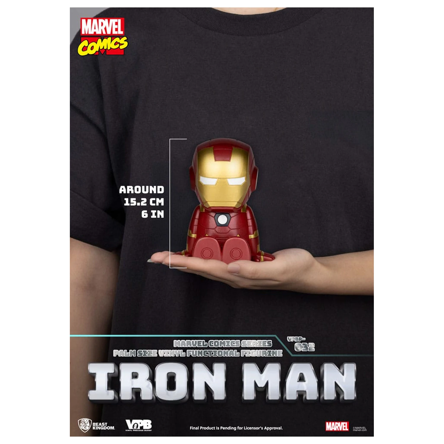 Klasyczna Skarbonka Winyl Bank Komiks Marvel Iron Man 12 cm zdjęcie produktu