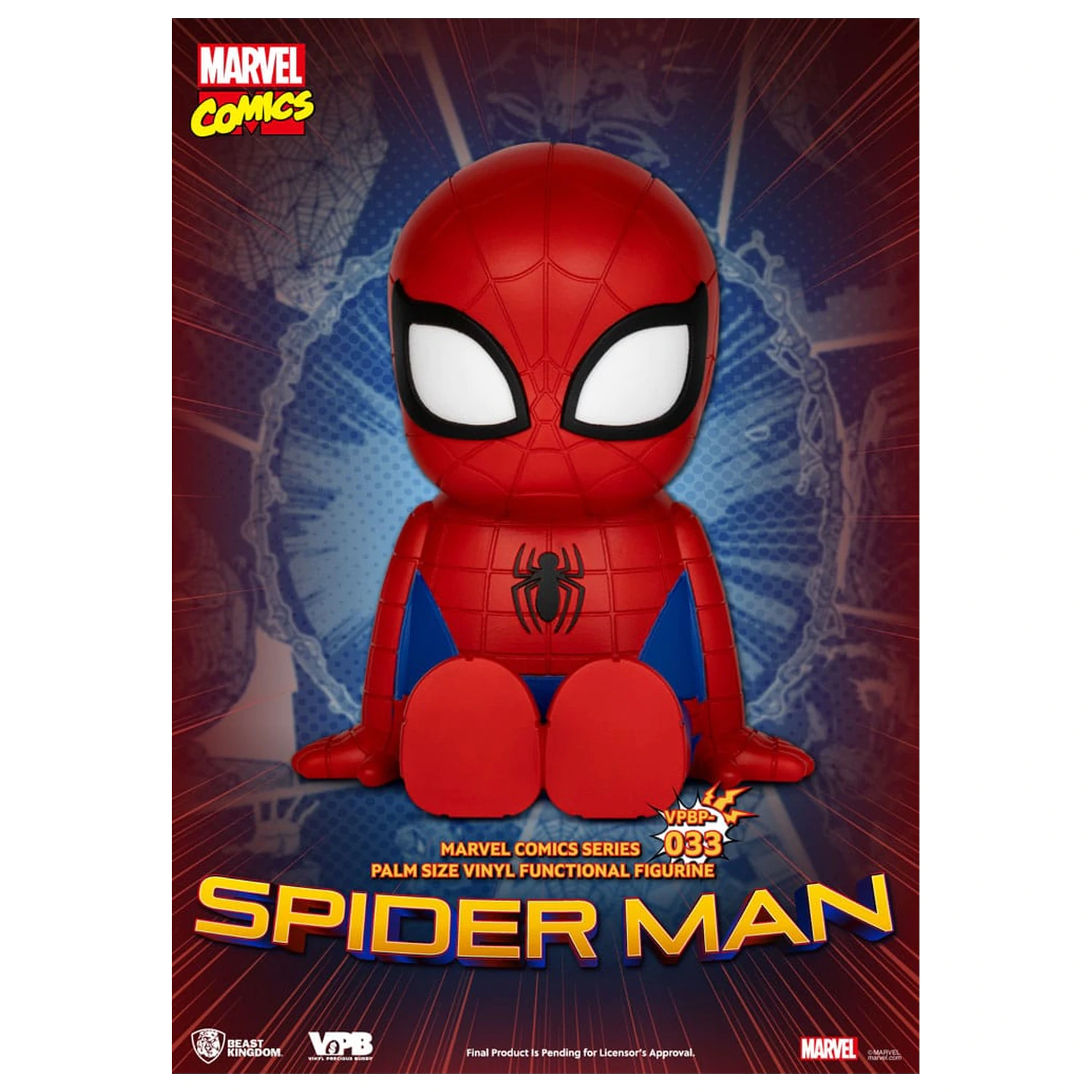 Klasyczna skarbonka winylowa Marvel Comics Spiderman 12 cm zdjęcie produktu