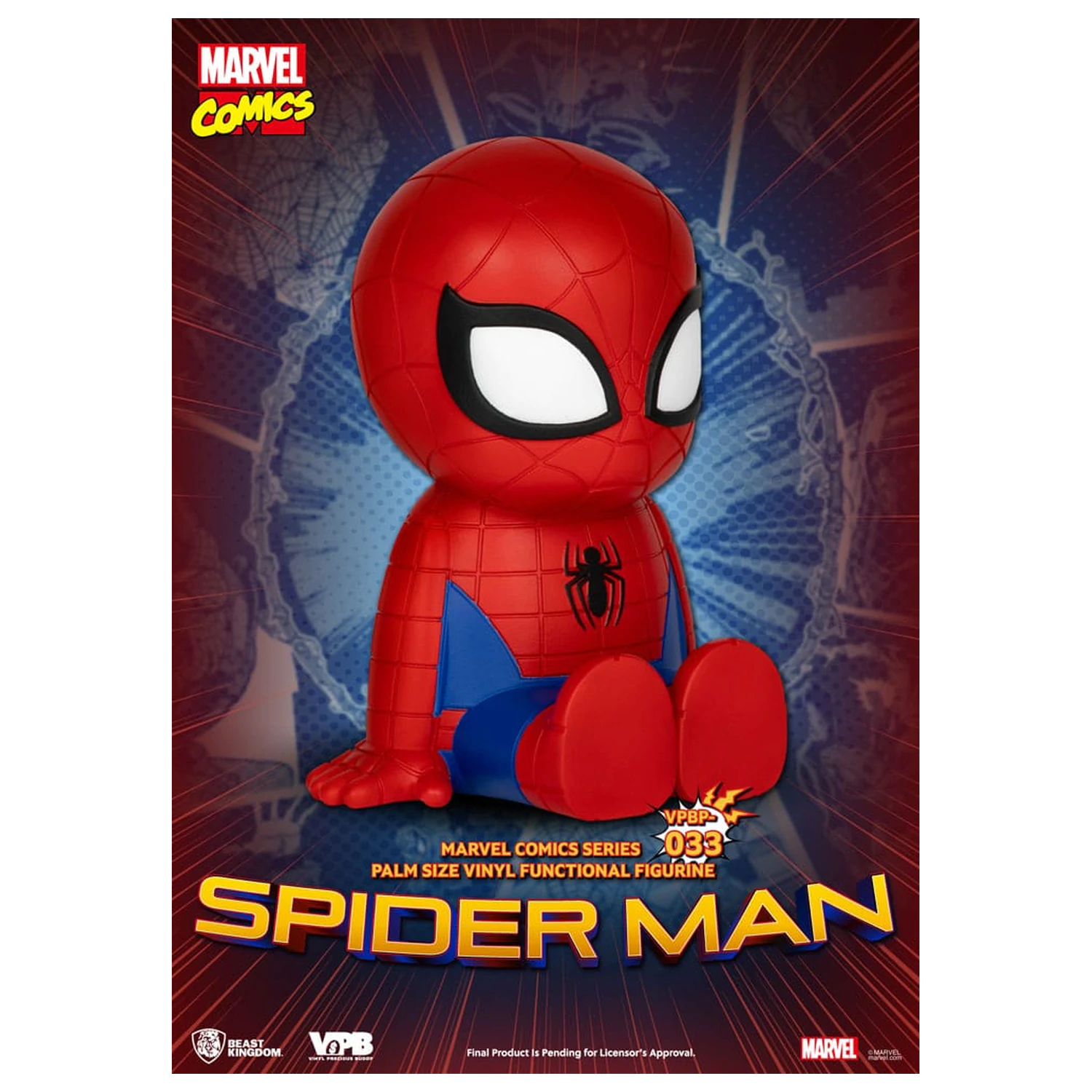 Klasyczna skarbonka winylowa Marvel Comics Spiderman 12 cm zdjęcie produktu