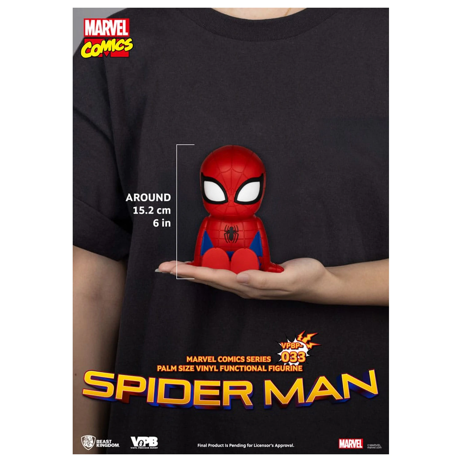 Klasyczna skarbonka winylowa Marvel Comics Spiderman 12 cm zdjęcie produktu