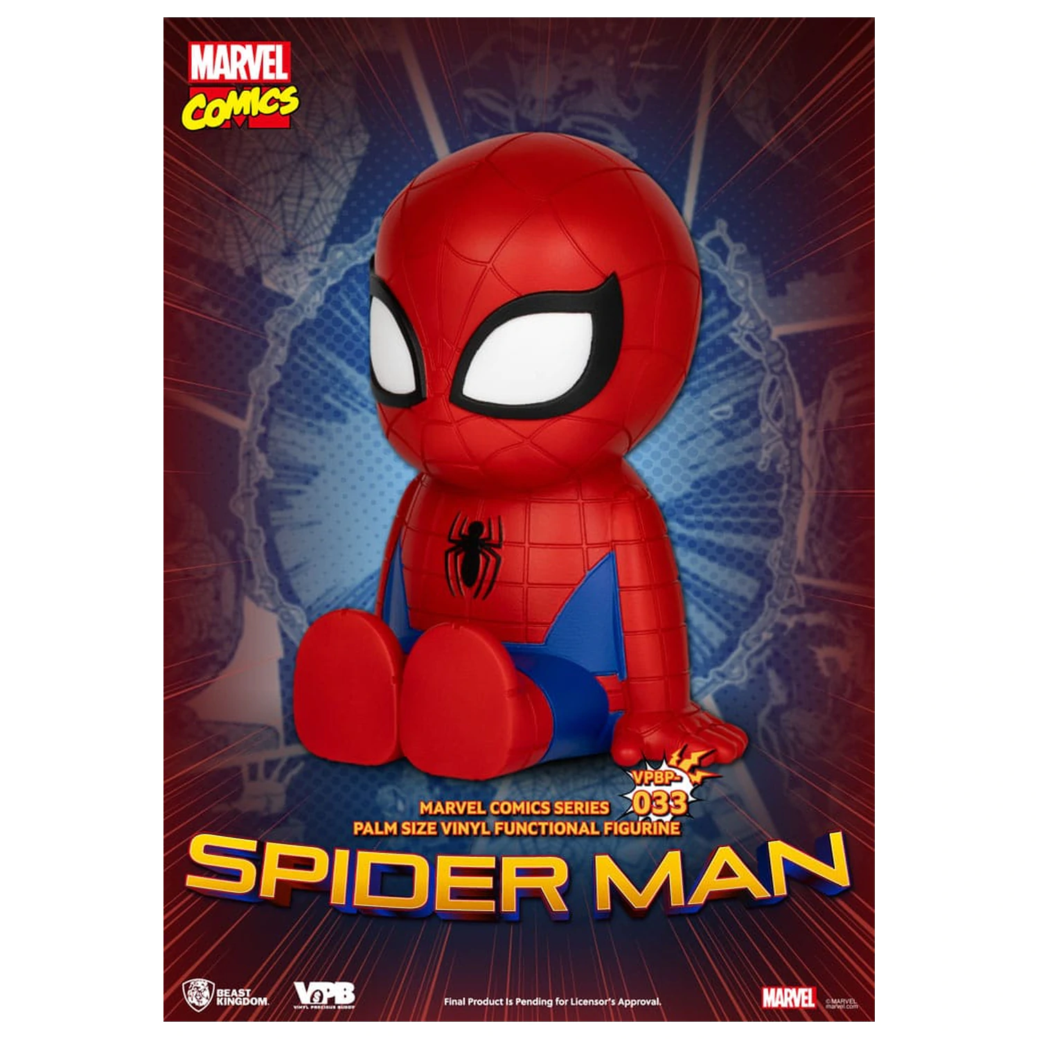 Klasyczna skarbonka winylowa Marvel Comics Spiderman 12 cm zdjęcie produktu