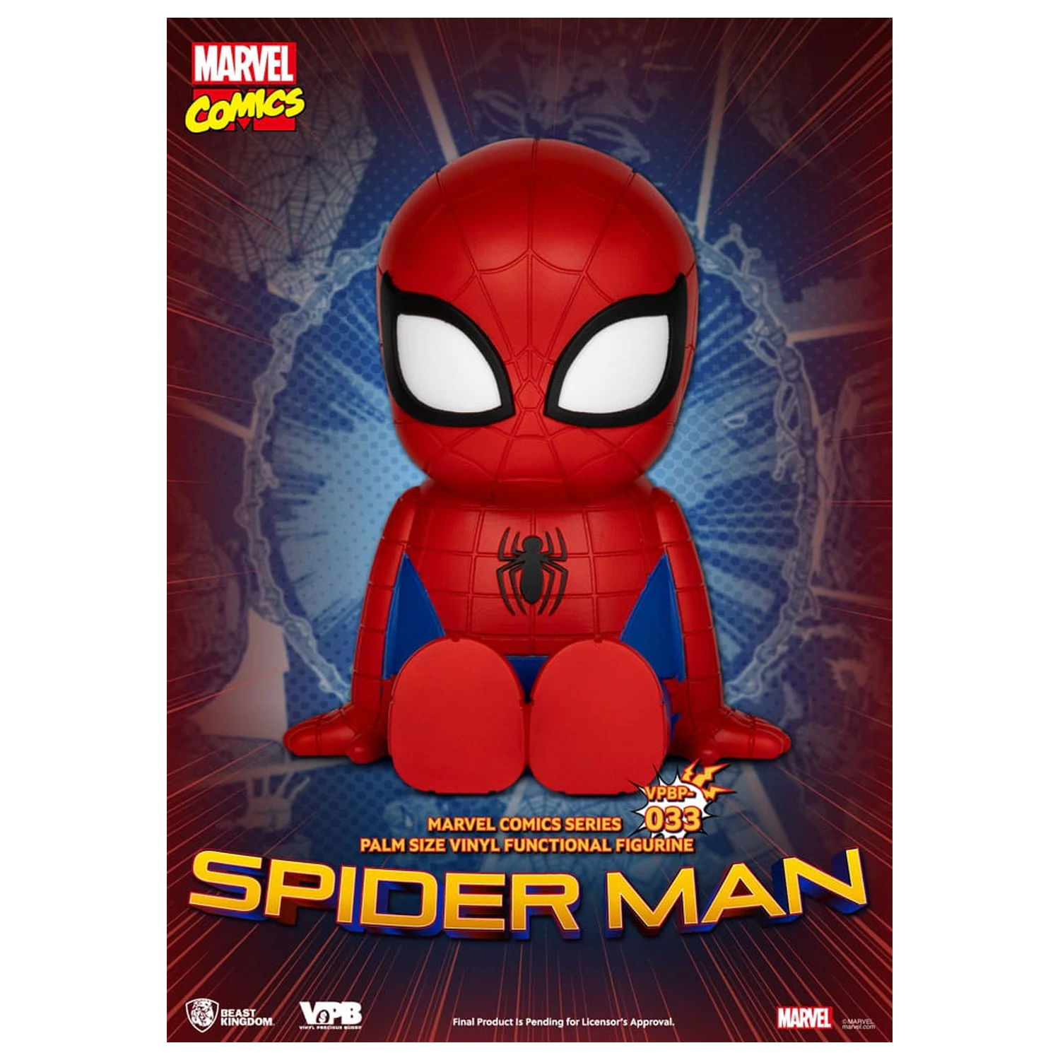 Klasyczna skarbonka winylowa Marvel Comics Spiderman 12 cm zdjęcie produktu