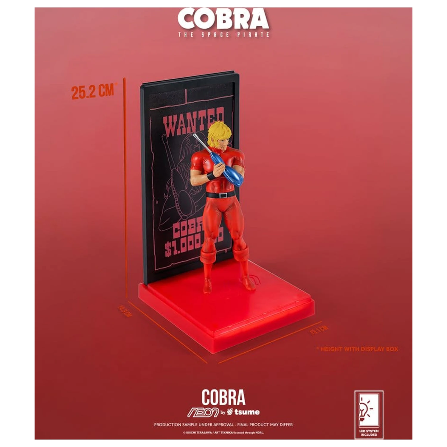 Figurka Cobra Neon 1/9 Cobra The Space Pirate 20 cm zdjęcie produktu